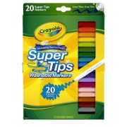 Crayola Super Tips Washable Markers (Pack of 20)