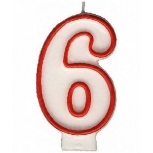 Candle - Number 6 (Each)