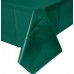 Rectangular Plastic Tablecloth 274cm x 152cm - Dark Green (Each)