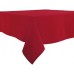 Rectangular Plastic Tablecloth 274cm x 152cm - Red (Each)