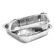 Foil Roasting Tray w/ Lid - Large (Pack of 2)