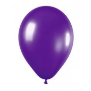 Metallic Purple Balloons (Pack of 20)