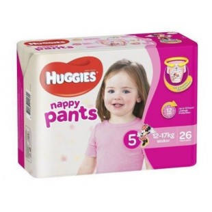 Huggies Nappy Pants - Walker Girl (Pack of 26)