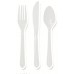 White Cutlery (Set of 25)