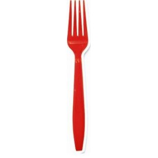 Deluxe Red Forks (Pack of 25)