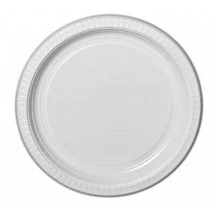 Deluxe White 180mm Round Side Plate (Pack of 50)