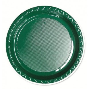 Green 223mm Dinner Plates (Pack of 25)