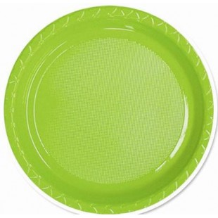 Lime Green 172mm Side Plates (Pack of 25)