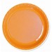 Orange 172mm Side Plates (Pack of 25)