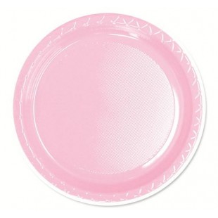 Pink 223mm Dinner Plates (Pack of 25)