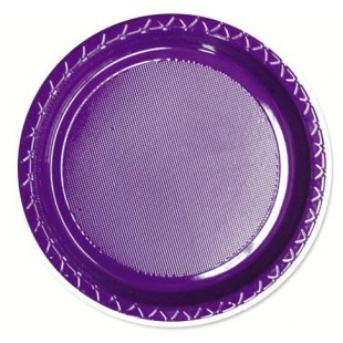 Purple 260mm Banquet Plates (Pack of 25)