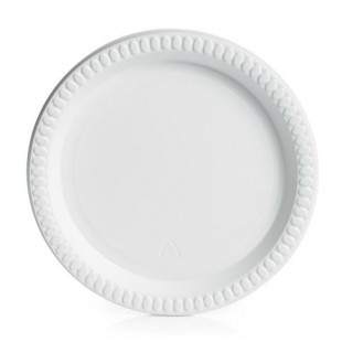 White 180mm Round Side Plate (Pack of 50)