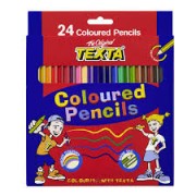 Coloured Pencils Texta (Pack of 24)