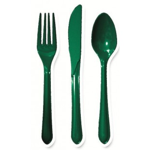 Green Cutlery (Set of 25)