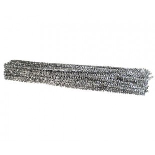  Tinsel Stems - Silver (Pack of 100)