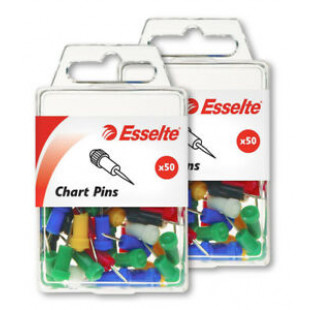 Chart Pins - Assorted (Pack of 50)