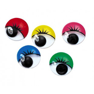 Joggle Eyes with Lashes (Pack of 100)