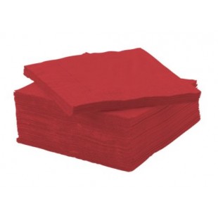 Serviettes Red 2Ply (Pack of 50)