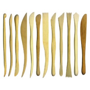 Clay Modelling Tools (Pack of 12)