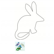 Easter Bilby Paper Shapes (Pack of 15)