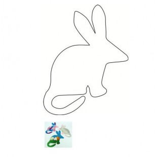 Easter Bilby Paper Shapes (Pack of 15)