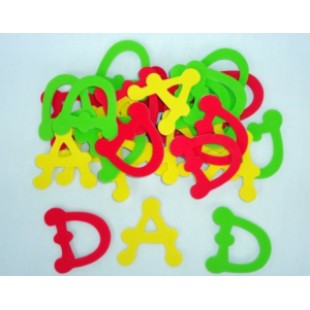 Foam DAD Letters (Pack of 30)