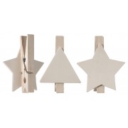 Christmas Peg Shapes (Pack of 10)