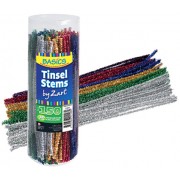 Chenille Tinsel Assorted (Pack of 150)