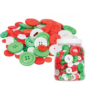 Christmas Buttons 600gm