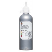 Fabric Paint 500ml - Silver
