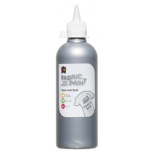 Fabric Paint 500ml - Silver