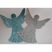 Glitter Embroidery Angels (Pack of 50)