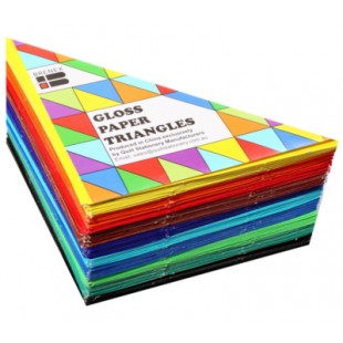 Kinder Paper Triangles Glossy 25x180mm (Pack of 360)