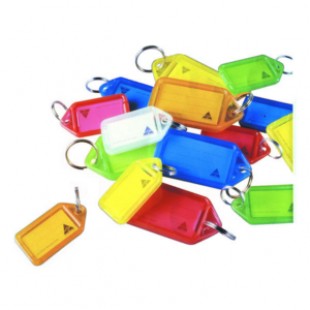 Key Tags Assorted Colours (Pack of 50)