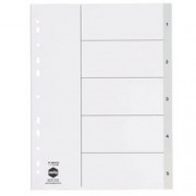 Dividers A4 1-5 Tab White