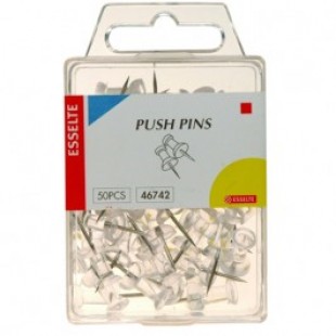 Push Pins - Clear (Pack of 50)