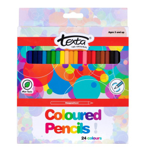 Coloured Pencils Texta (Pack of 24)