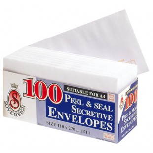 Envelopes DL Secret Peel/seal (Pack of 100)