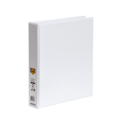 White Binder Insert Marbig A4 Clearview 2 D-Ring 38mm