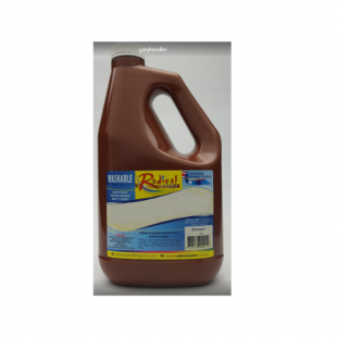 Radical Cascade Washable Pre-School Paint - Brown (2 Litres)