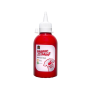 Fabric and Craft Paint 250ml Red