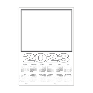 Calendar Blank 2023 A3 (Pack of 10)