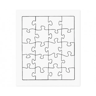 Cardboard Jigsaw 20s