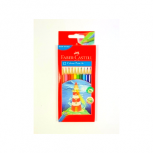 Pencils Coloured Faber-castell Hexagonal Bx12