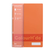 Notebook A4 120pg Peach Colourhide