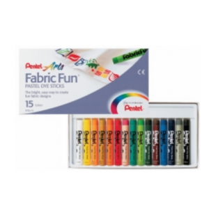 Pastel Fabric Fun Dye Stick Pen (Pack of 15)