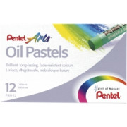 Oil Pastels Pentel Asst Pk12