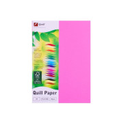Copy Paper A4 80gsm Fluoro Pink Quill 90182 (Pack of 500)