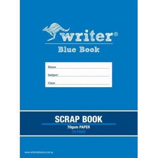 Scrap Book Blue Book 72pg 50gsm 33x24cm