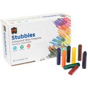 Stubbies Coloured Wax Crayons CC160 (Box of 160)